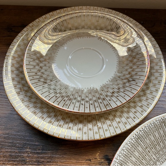 Bavaria | Vtg Gold Plated Set of 2 plates & cups - Picture 8 of 15